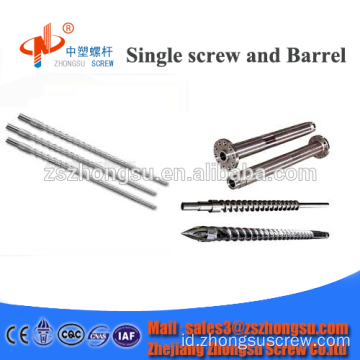 Plastik Extruder Polyethylene Pipe Single Screw Barrel